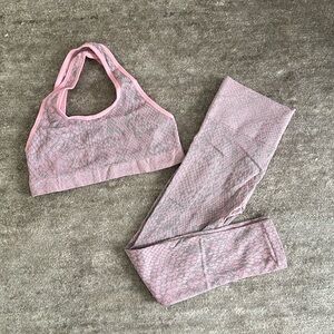 TLA by Morgan Stewart Snakeskin Print Workout Set - Size XS/S